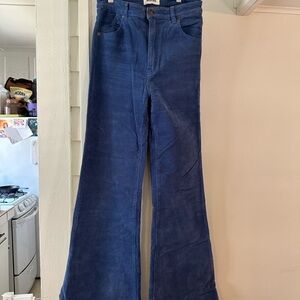 ROLLA'S Deep Blue Flare Jeans corduroy